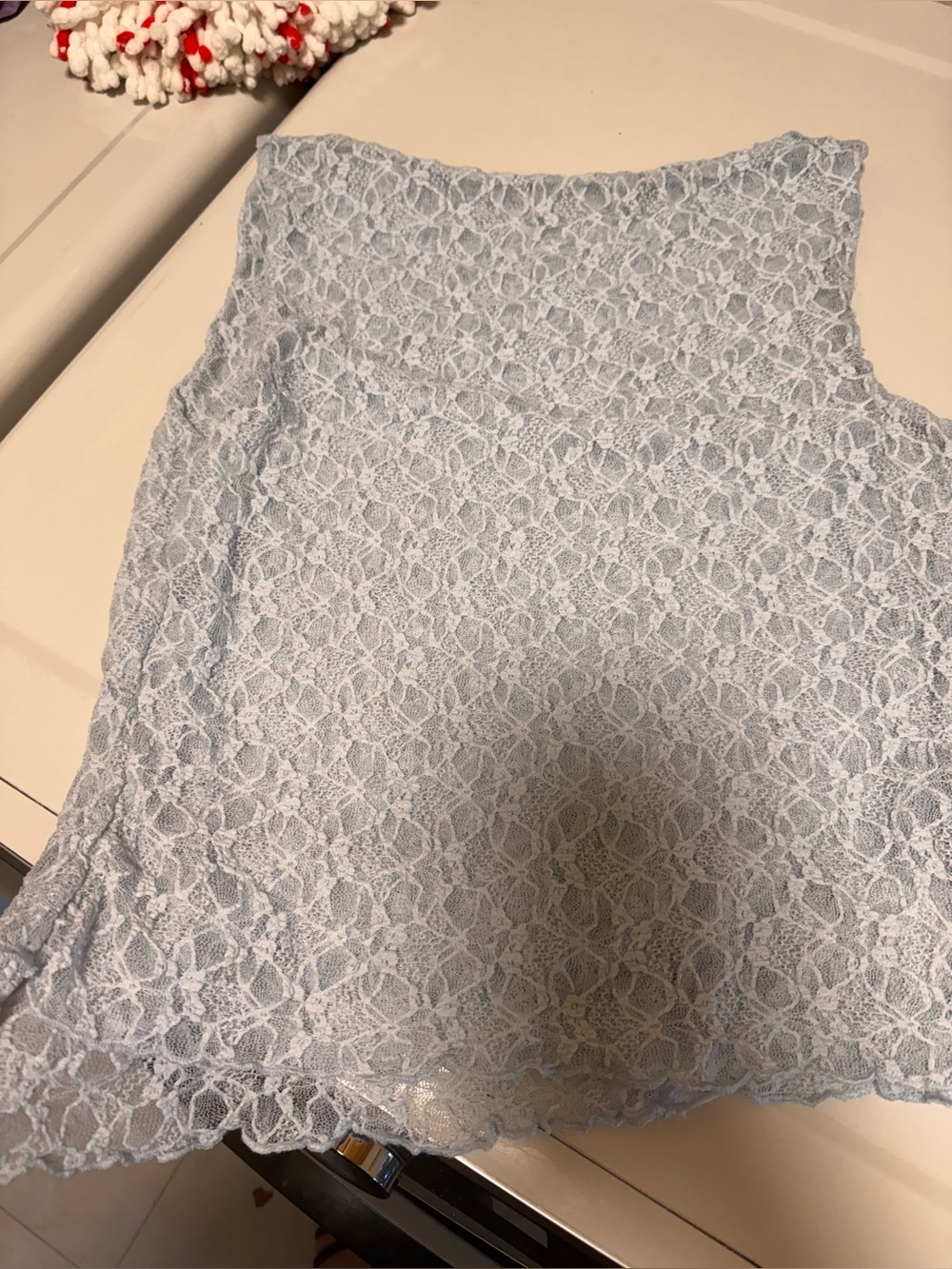 Elodie Pale Blue Lace Camisole